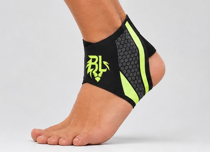BraceLion Compression Ankle Brace (Neon Green)